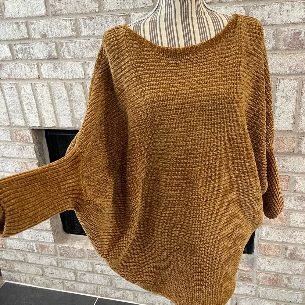 Cozy Brown Knit Sweater Size S